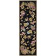 Safavieh DuraRug 6' X 9' Hand Hooked Polypropylene Rug in Black