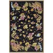 Safavieh DuraRug 6' X 9' Hand Hooked Polypropylene Rug in Black