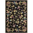 Safavieh DuraRug 6' X 9' Hand Hooked Polypropylene Rug in Black