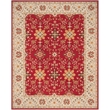Safavieh DuraRug 8' X 10' Hand Hooked Rug in Red and Ivory