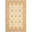 Safavieh DuraRug 4' X 6' Hand Hooked Rug in Ivory and Beige