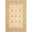 Safavieh DuraRug 4' X 6' Hand Hooked Rug in Ivory and Beige