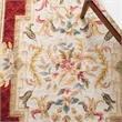 Safavieh DuraRug 3' X 5' Hand Hooked Rug in Ivory and Red