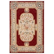 Safavieh DuraRug 4' X 6' Hand Hooked Rug in Ivory and Red