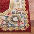 Safavieh DuraRug 4' X 6' Hand Hooked Rug in Ivory and Red
