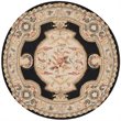 Safavieh DuraRug 2' X 3' Hand Hooked Rug in Navy and Ivory