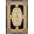 Safavieh DuraRug 2' X 3' Hand Hooked Rug in Navy and Ivory