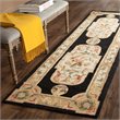 Safavieh DuraRug 4' X 6' Hand Hooked Rug in Navy and Ivory