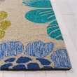 Safavieh Four Seasons 4' X 6' Hand Hooked Polyester Pile Rug in Gray