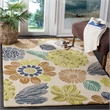 Safavieh Four Seasons 4' X 6' Hand Hooked Polyester Pile Rug in Beige