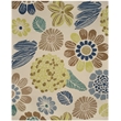 Safavieh Four Seasons 8' X 10' Hand Hooked Polyester Pile Rug in Beige