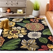Safavieh Four Seasons 4' X 6' Hand Hooked Polyester Pile Rug in Black