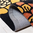 Safavieh Four Seasons 4' X 6' Hand Hooked Polyester Pile Rug in Black