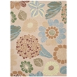 Safavieh Four Seasons 4' X 6' Hand Hooked Polyester Pile Rug in Creme
