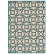 Safavieh Four Seasons 4' X 6' Hand Hooked Rug in Ivory and Aqua