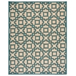 Safavieh Four Seasons 8' X 10' Hand Hooked Rug in Ivory and Aqua