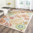 Safavieh Four Seasons 4' X 6' Hand Hooked Rug in Beige and Red