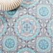 Safavieh Four Seasons 5' X 8' Hand Hooked Rug in Mint and Aqua