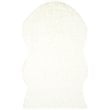 Safavieh Faux Sheep Skin 3' X 5' Power Loomed Acrylic Rug in Ivory