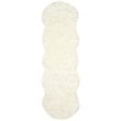 Safavieh Faux Sheep Skin 5' X 8' Power Loomed Acrylic Rug in Ivory