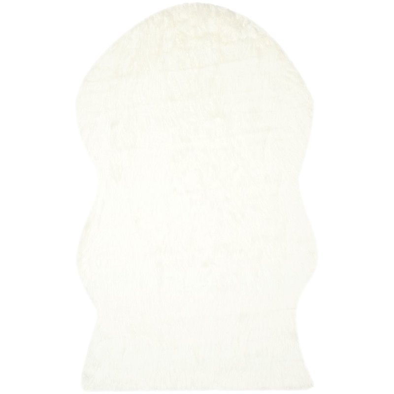 Safavieh Faux Sheep Skin 8' X 10' Power Loomed Acrylic Rug in Ivory