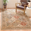 Safavieh Heritage 6' Square Hand Tufted Wool Rug in Green and Red