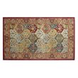 Safavieh Heritage 5' Round Hand Tufted Wool Pile Rug in and Red