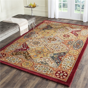 Safavieh Heritage 4' Square Hand Tufted Wool Pile Rug