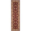Safavieh Heritage 4' Square Hand Tufted Wool Rug in Red and Ivory