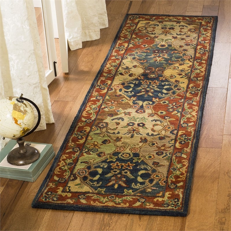 Safavieh Heritage 10' Square Hand Tufted Wool Rug