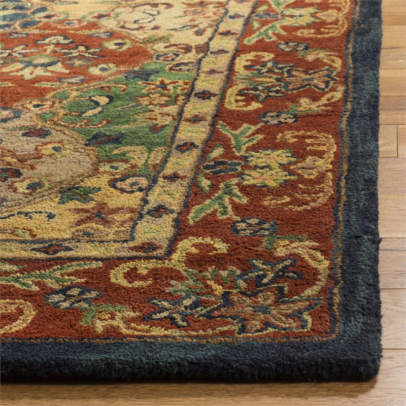 Safavieh Heritage 10' Square Hand Tufted Wool Rug