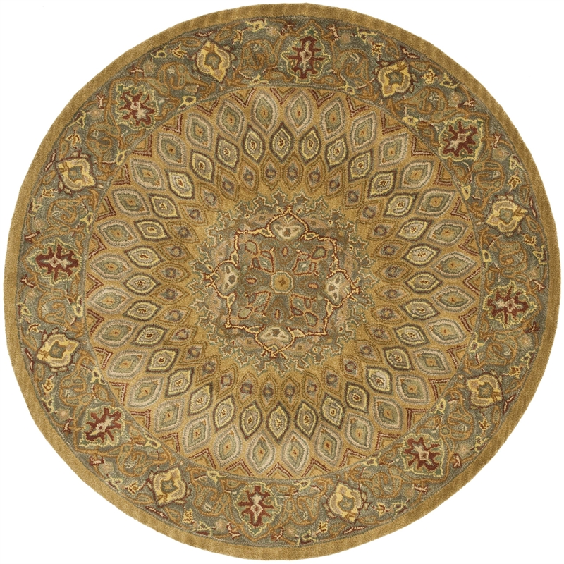 Safavieh Heritage 10' Round Hand Tufted Wool Rug