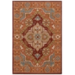 Safavieh Heritage 6' X 9' Hand Tufted Wool Pile Rug in Rust