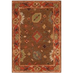 Safavieh Heritage 4'6&quot X 6'6&quot Oval Hand Tufted Wool Rug