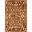 Safavieh Heritage 11' X 17' Hand Tufted Wool Rug in Beige and Rust