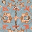Safavieh Heritage 4' Round Hand Tufted Wool Rug in Blue and Blue