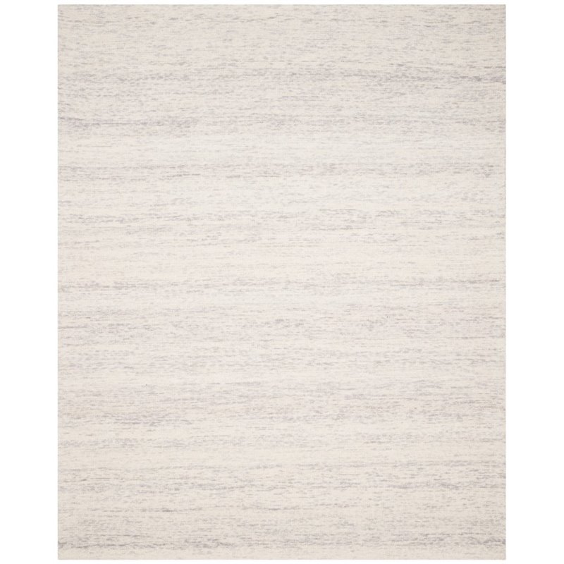 Safavieh Himalaya 5' X 8' Hand Loomed Wool Pile Rug in Silver