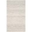Safavieh Himalaya 6' Square Hand Loomed Wool Pile Rug in Silver