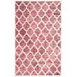 Safavieh Himalaya 3' X 5' Hand Loomed Wool Pile Rug in Red and Ivory