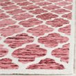 Safavieh Himalaya 3' X 5' Hand Loomed Wool Pile Rug in Red and Ivory