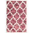Safavieh Himalaya 4' X 6' Hand Loomed Wool Pile Rug in Red and Ivory