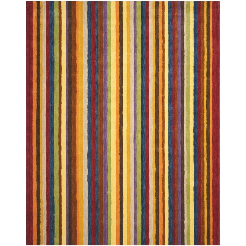 Safavieh Himalaya 10' X 14' Hand Loomed Wool Pile Rug in Red
