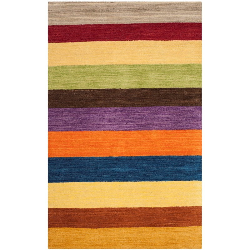 Safavieh Himalaya 3' X 5' Hand Loomed Wool Pile Rug in Yellow