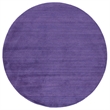Safavieh Himalaya 6' Round Hand Loomed Wool Pile Rug in Purple