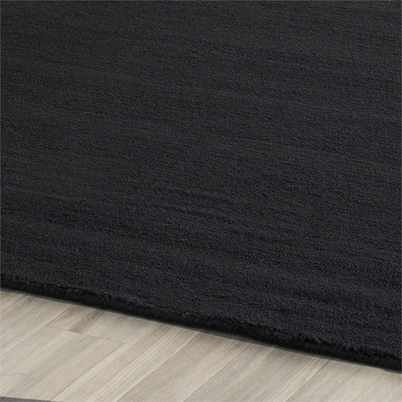 Safavieh Himalaya 2' X 3' Hand Loomed Wool Pile Rug in Black