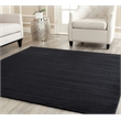 Safavieh Himalaya 8' Square Hand Loomed Wool Pile Rug in Black