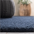 Safavieh Himalaya 8' Square Hand Loomed Wool Pile Rug in Black
