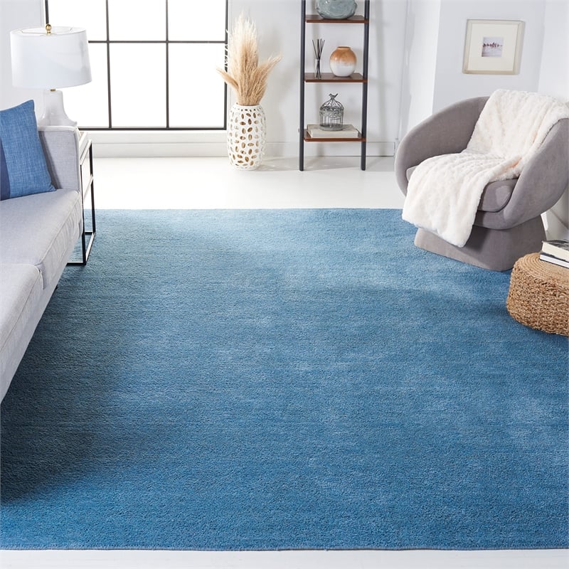 Safavieh Himalaya 11' X 15' Hand Loomed Wool Pile Rug in Blue