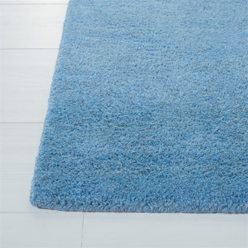 Safavieh Himalaya 9' X 12' Hand Loomed Wool Pile Rug in Blue