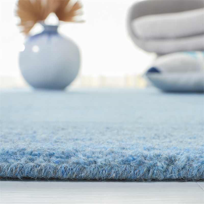 Safavieh Himalaya 9' X 12' Hand Loomed Wool Pile Rug in Blue